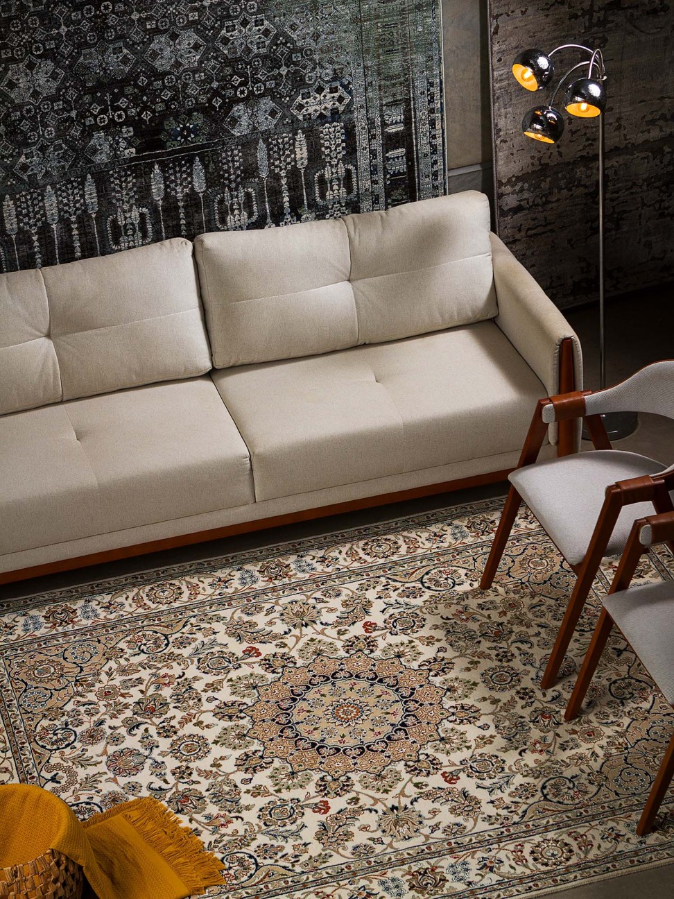 Tapete Persa Nain Cru