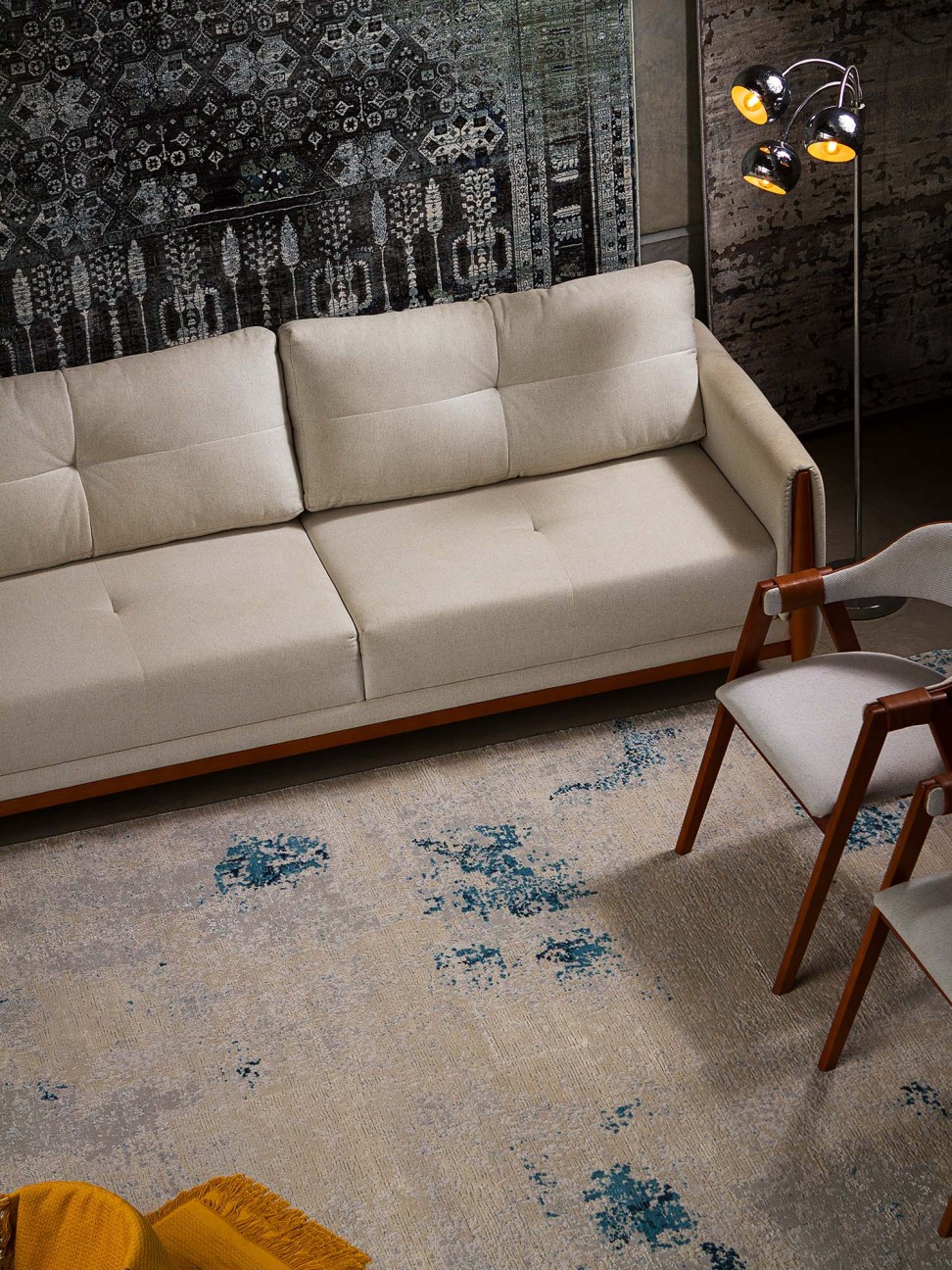 Tapete Esmirna Design 2 Azul