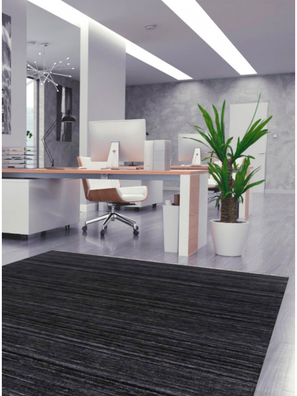 Tapete Kilim Cosmos Grafite