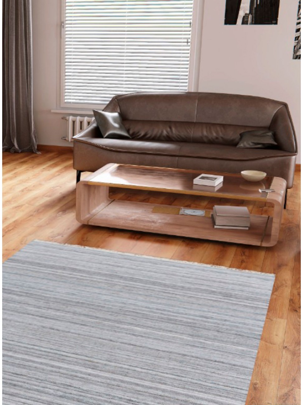 Tapete Kilim Cosmos Prata Mix