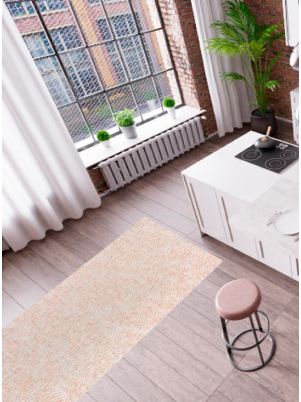 Tapete Tear Trama X Cru e Bege