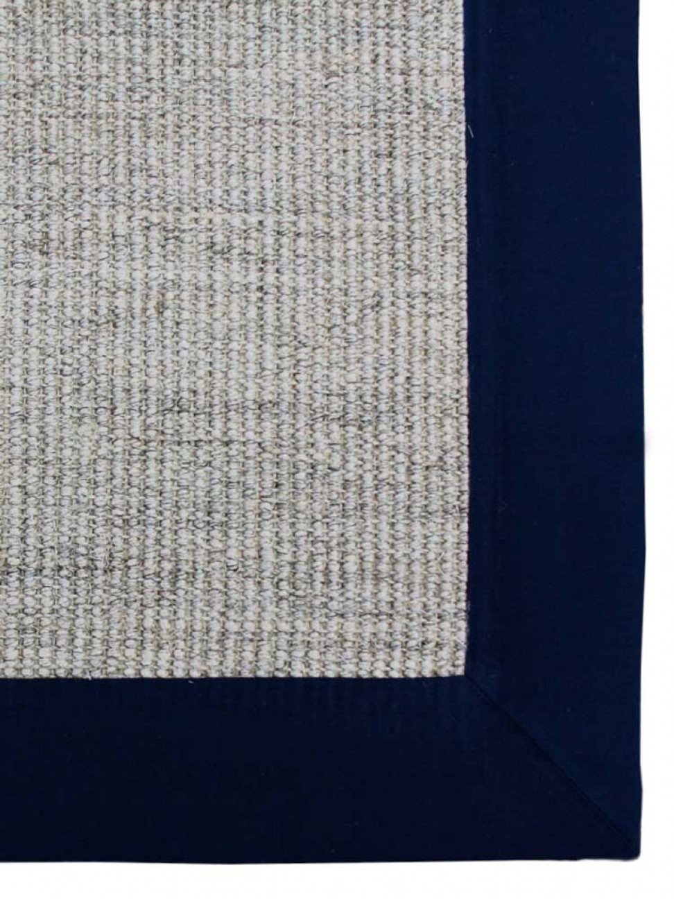 Tapete Sisal Polar Ce Com Borda Azul Marinho 0 60x2 30 Tenda Dos