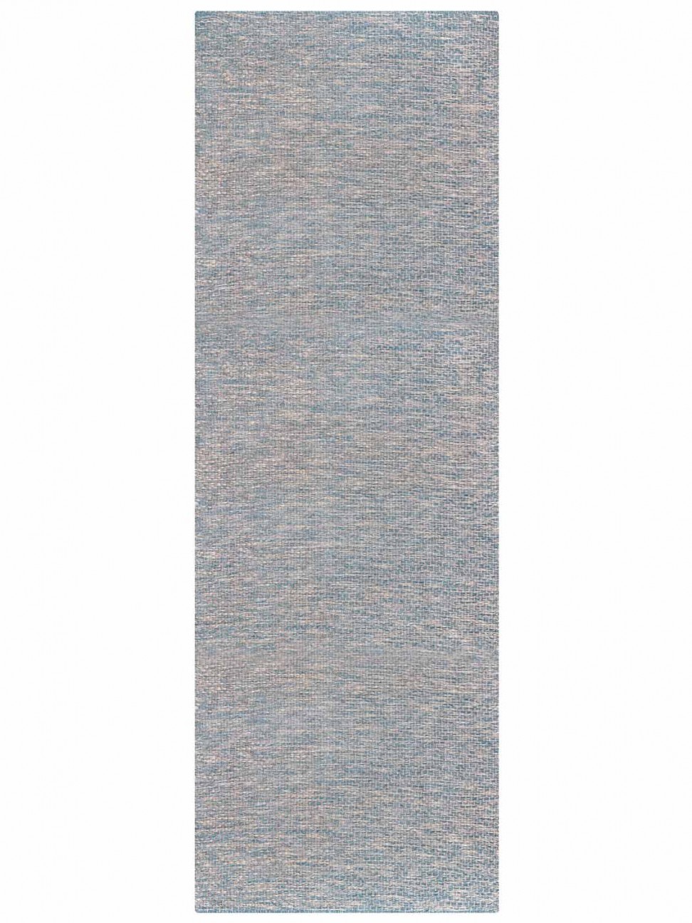 Tapete Tear Colmeia Cru e Azul Claro