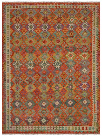 Tapete Kilim Paquistanês Multicores