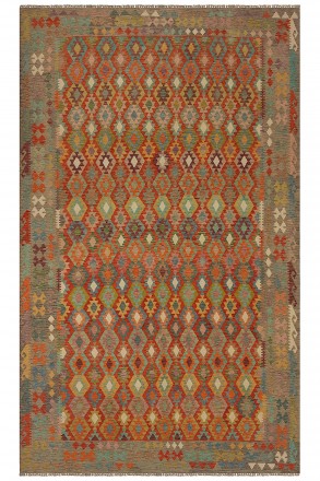 Tapete Kilim Paquistanês Multicores