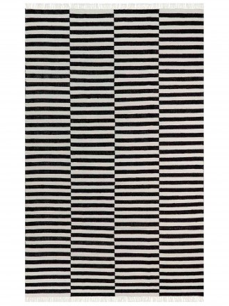 Tapete Kilim Stripes B&W