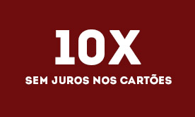 Parcele em até 10x sem juros no cartão